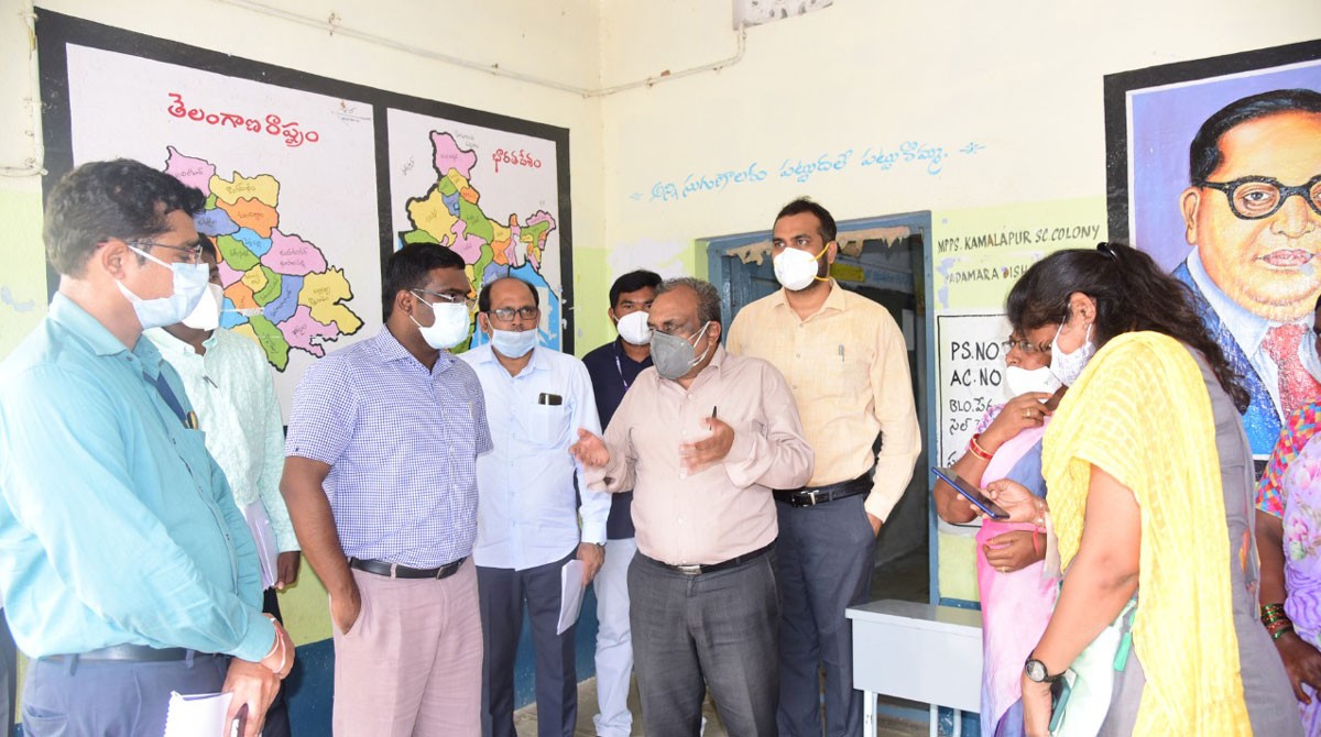 CEO for strict enforcement of Covid norms during Huzurabad by-poll