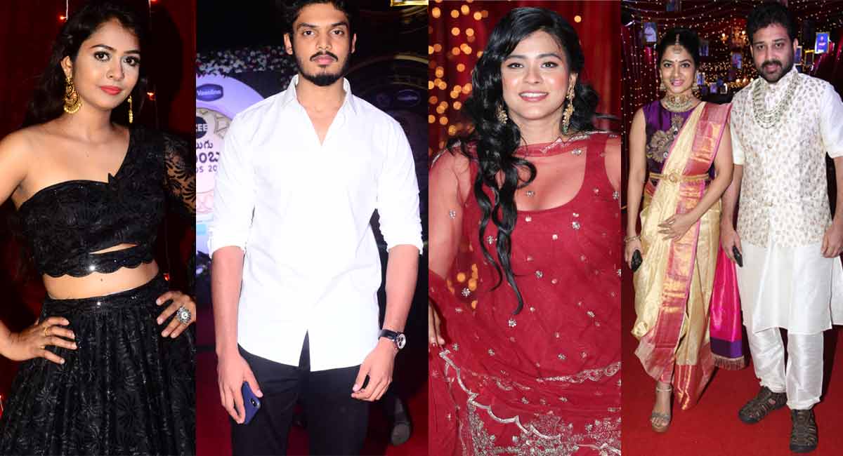 Cine stars dazzle at the Zee Telugu Kutumbam awards 