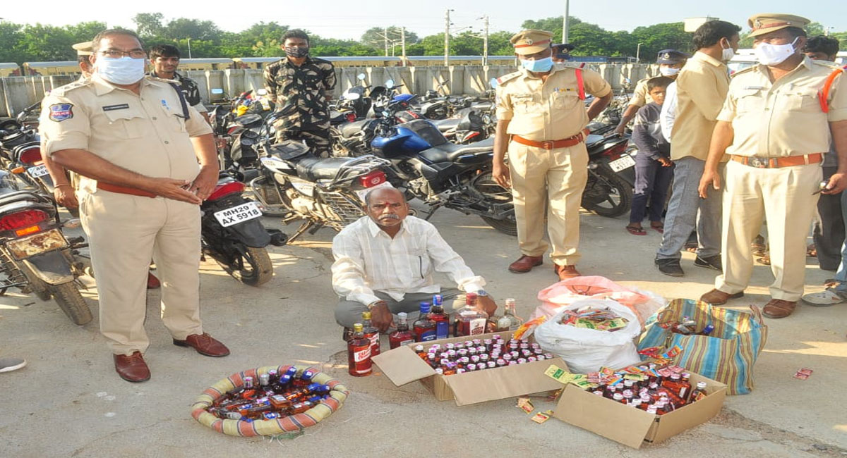 63 motorbikes, three cars seized during cordon and search in Adilabad