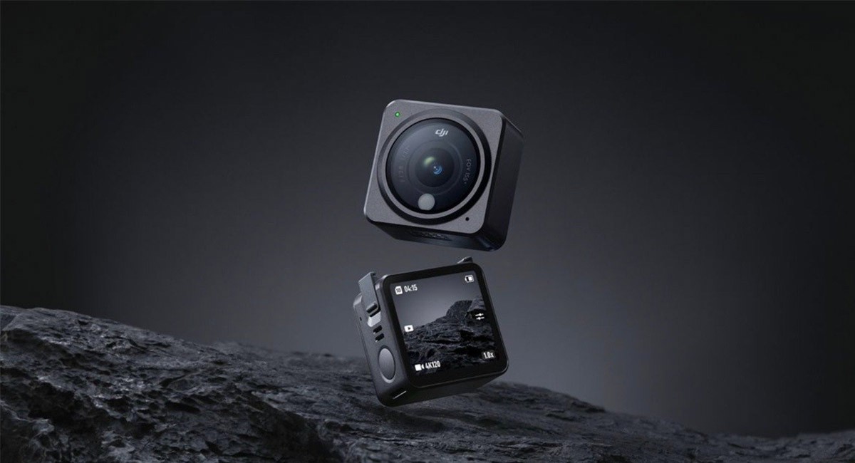 DJI Action 2 camera with modular design, 12MP sensor launched