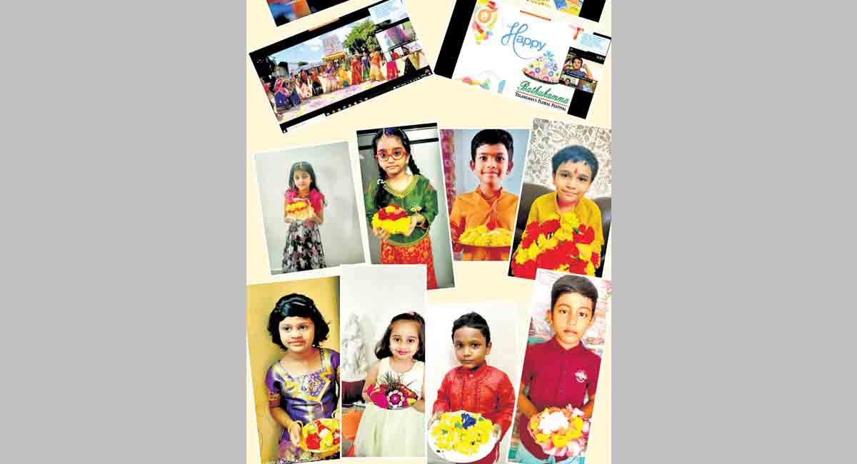Delhi Public School: Bathukamma delight for kids