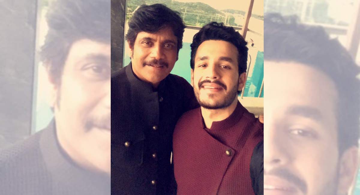 Father-son duo Akhil-Nagarjuna set to storm the screen