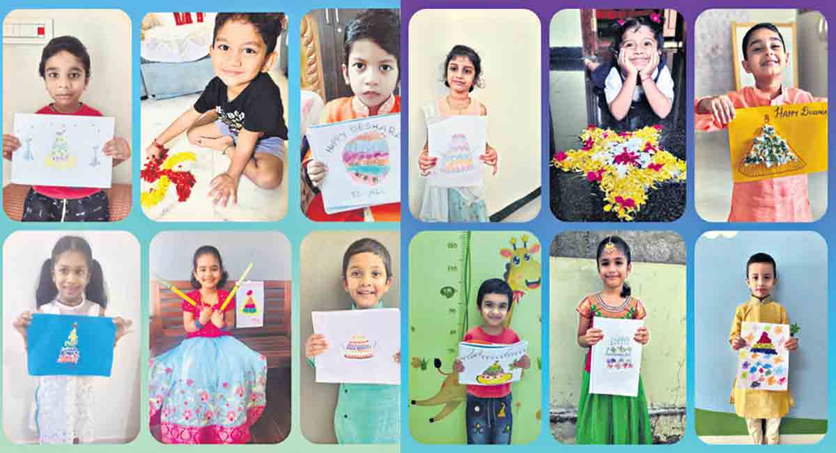 Gitanjali Vedika: Kids celebrate festive season