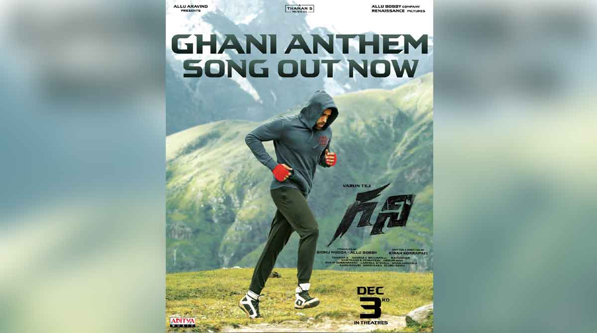 ‘Ghani Anthem’ matches the spirit of sports drama