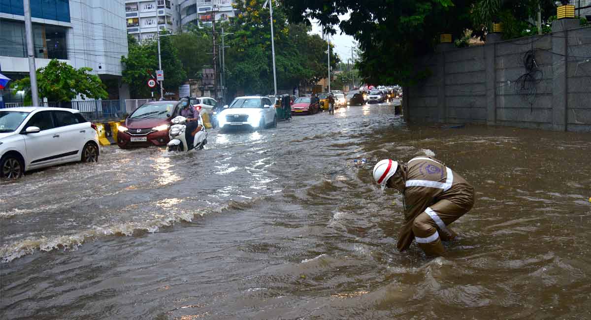 Heavy rains forecast for Saturday, step out only if important: GHMC