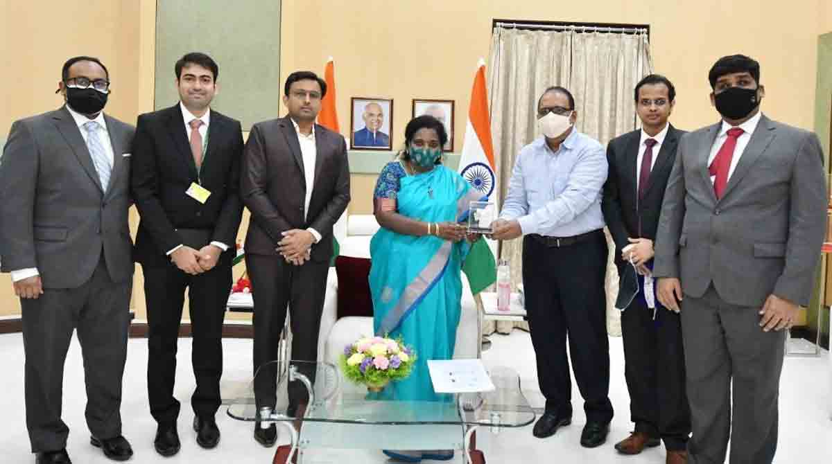 IIS officer trainees meet Governor Tamilisai in Hyderabad