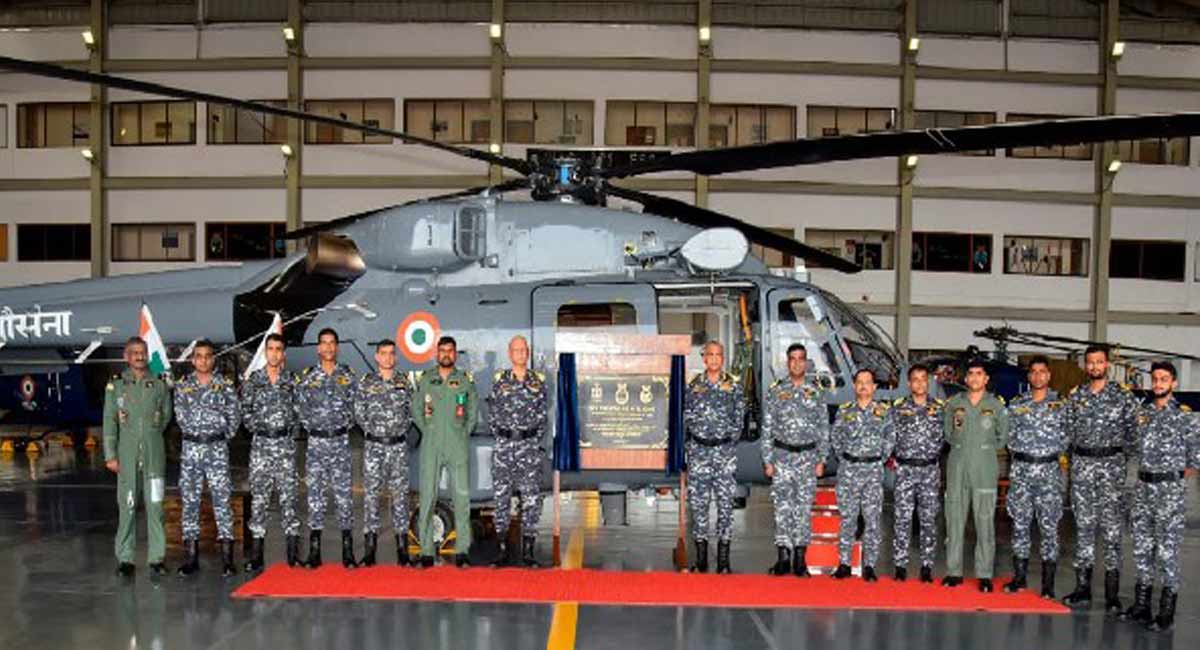 Indian Navy inducts two ALH MK III helicopters