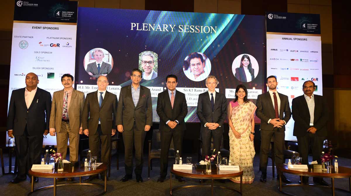KTR pitches for more French investments into Telangana