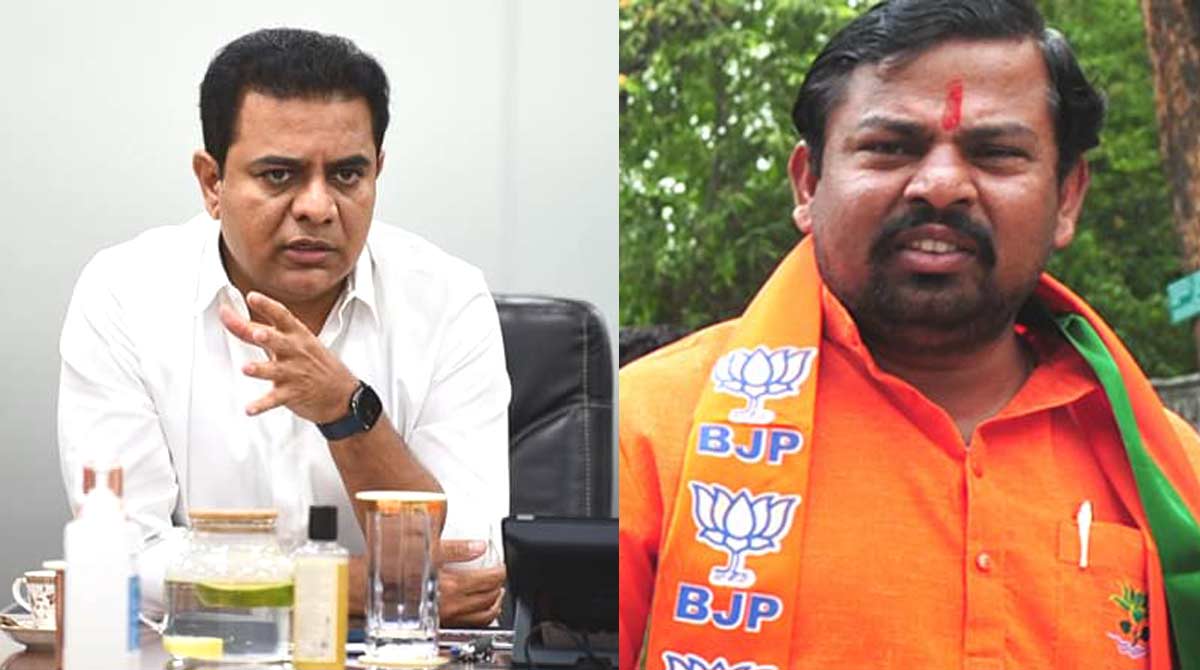 Kaam se dil jito: KT Rama Rao tells BJP MLA Raja Singh