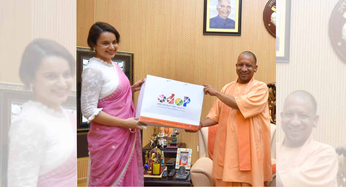 Kangana Ranaut is now brand ambassador of UP’s ODOP scheme