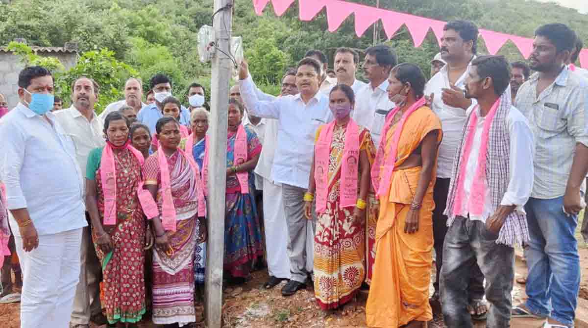 Hamlet in Khammam district gets electricity connection after 15 year wait