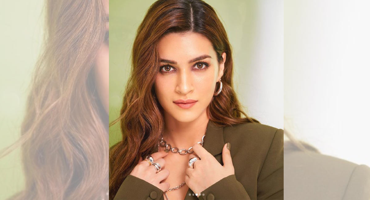 Kriti Sanon kick-starts promotions for ‘Hum Do Humare Do’-Telangana Today