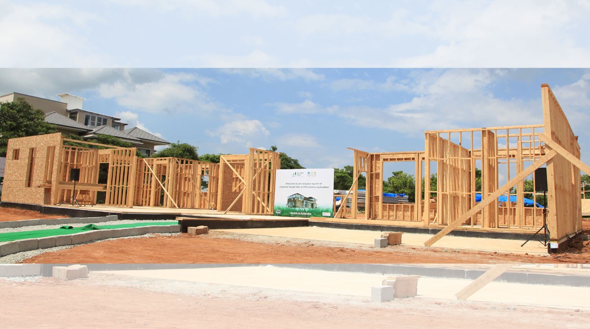 Hyderabad based MAK Projects foray into Canadian Wood Villa