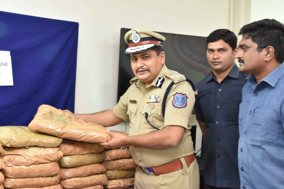 Rachakonda police seize 110 kg ganja, two arrested