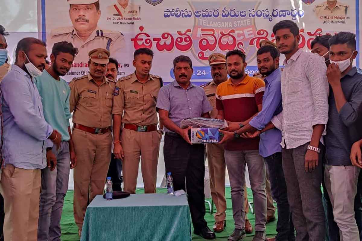 Cops organise medical camp in Mancherial