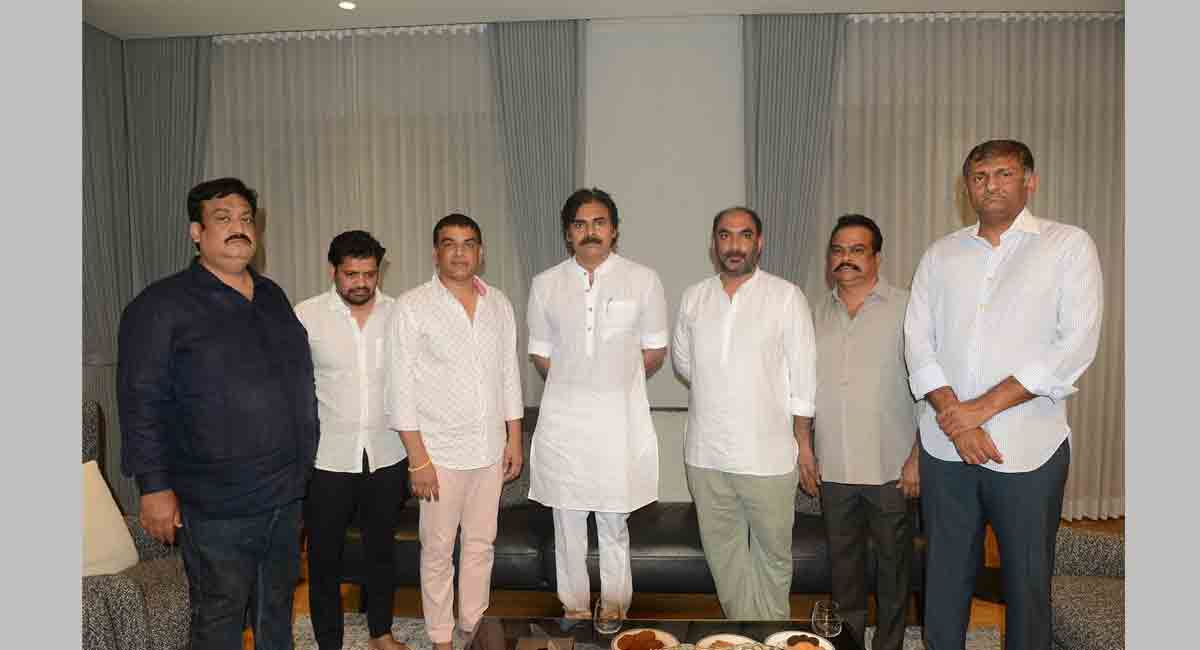 Telugu film producers meet Pawan Kalyan to amicably resolve issues