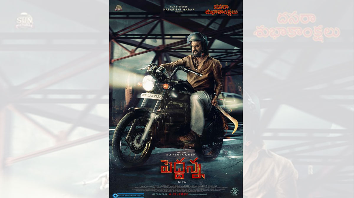 Superstar Rajinikanth’s look in ‘Peddanna’ to be released in Nov