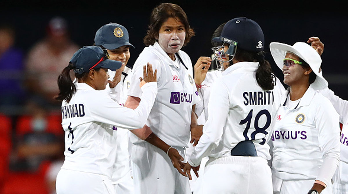 One-off day-night Test: Jhulan  Goswami, Pooja Vastrakar strike big blows
