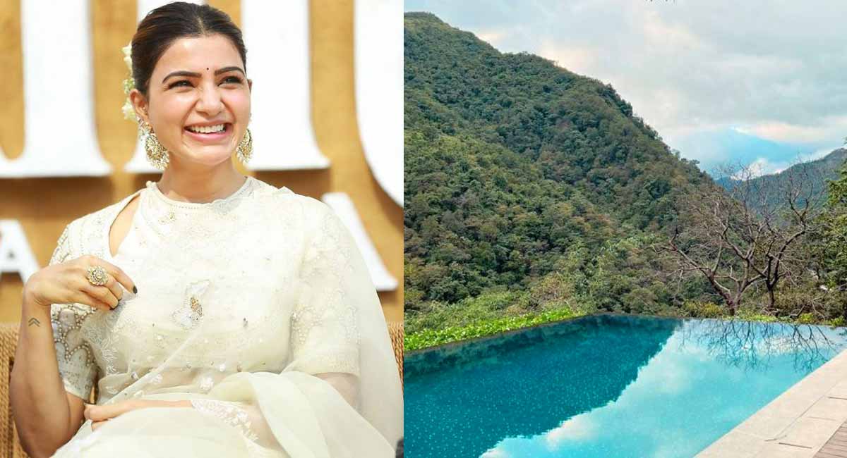 Post her divorce announcement, Samantha chilling at Rishikesh  