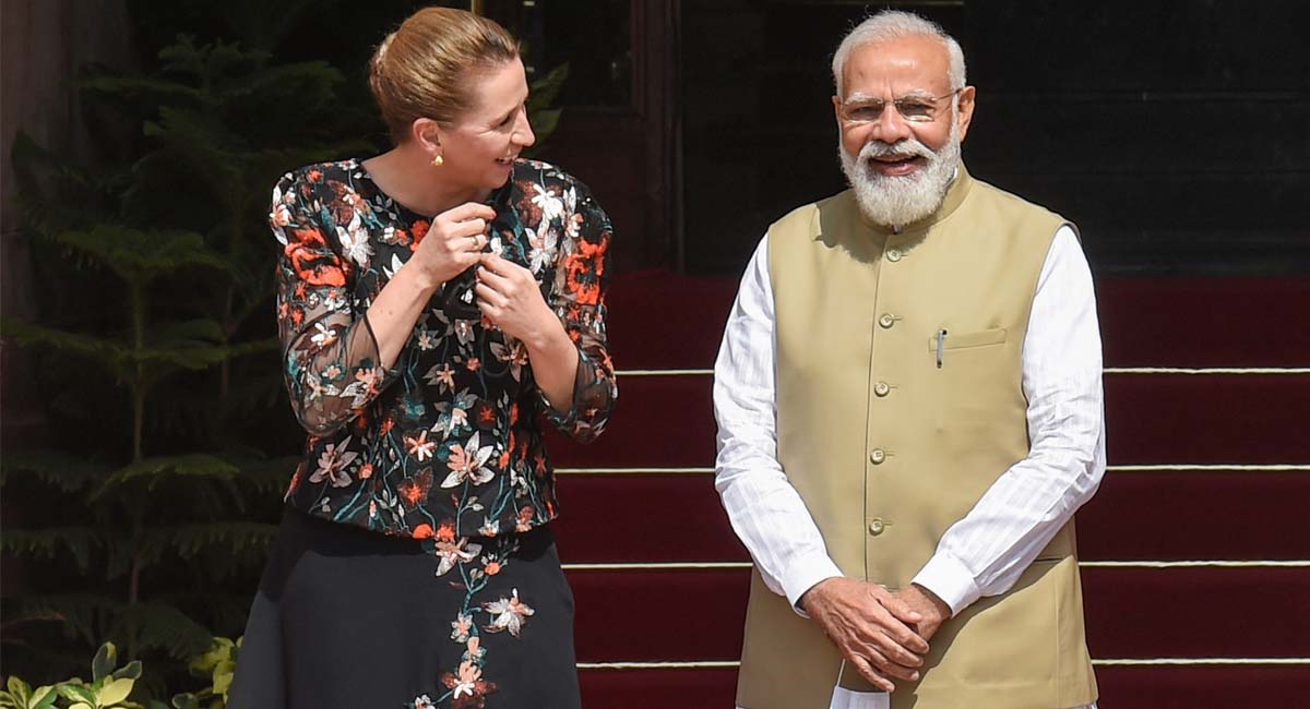 Prime Minister Modi holds talks with Danish counterpart