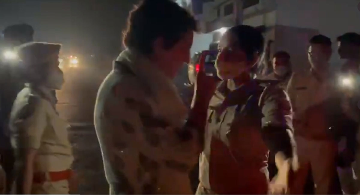 Priyanka still in custody after 28 hours, tweets to Modi