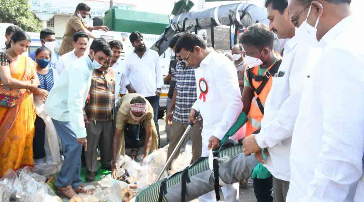 Govt Whip Rega Kantha Rao launches ‘Jatayu’ at Manugur
