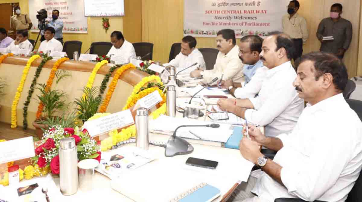 Works on doubling lines at brisk pace: South Central Railway