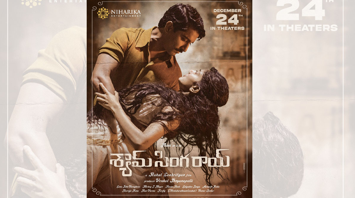 Nani announces release date of ‘Shyam Singha Roy’; to hit screens on Christmas