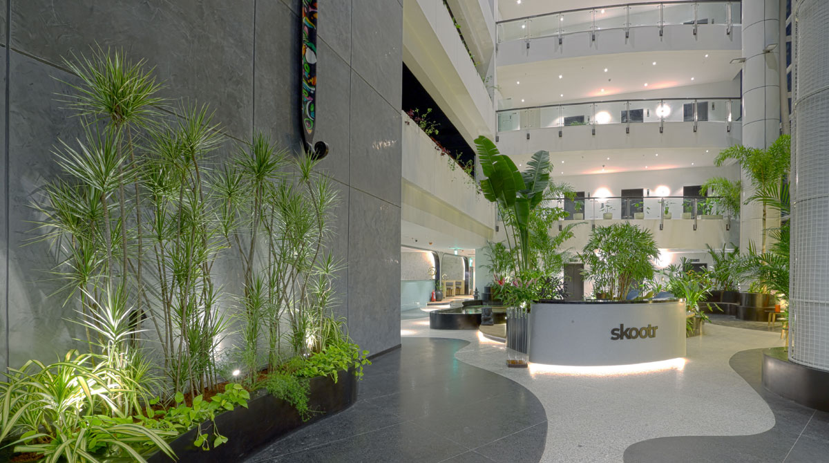 Skootr creates India’s first tropical forest theme office in Hyderabad