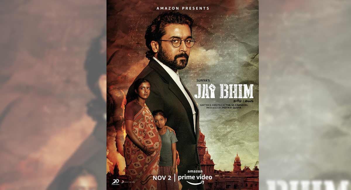 Suriya’s ‘Jai Bhim’ to start streaming on Amazon Prime from November 2