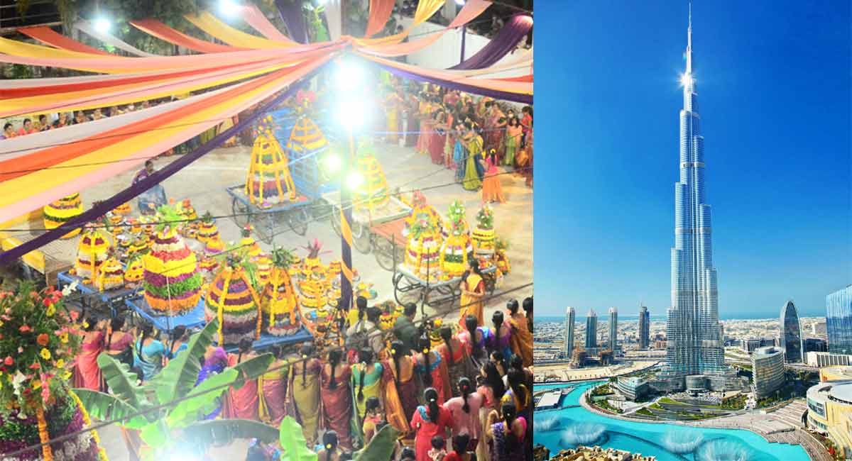 Telangana’s floral festival Bathukamma to be screened on Burj Khalifa