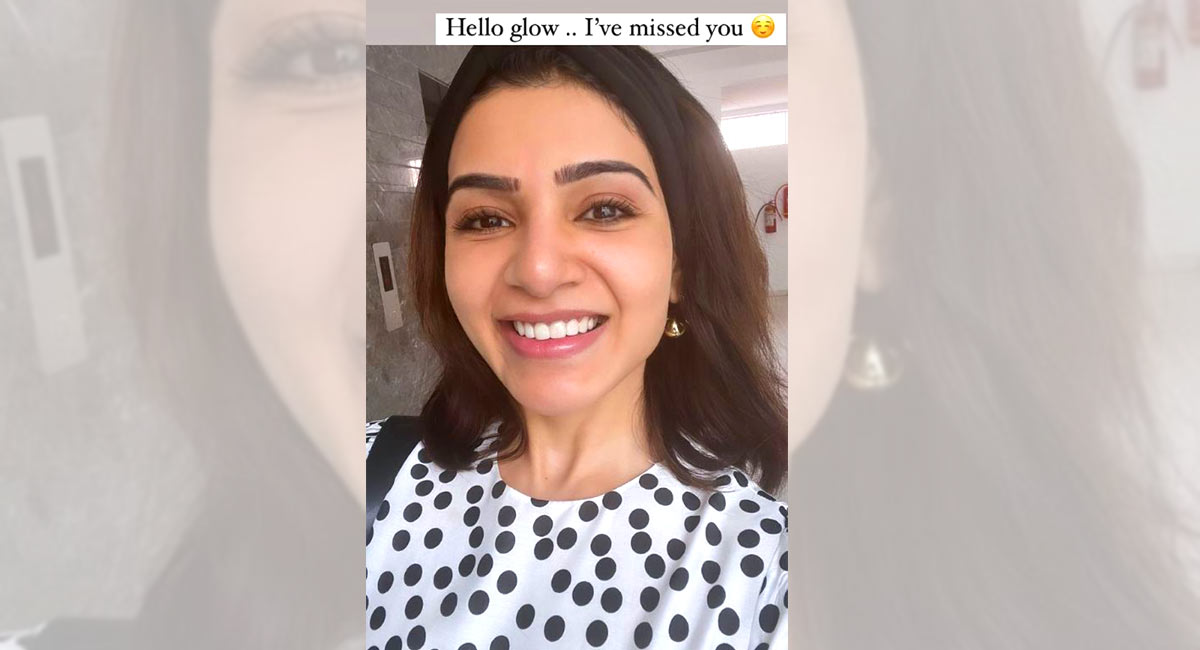 This is how Samantha starts her day with positive vibes