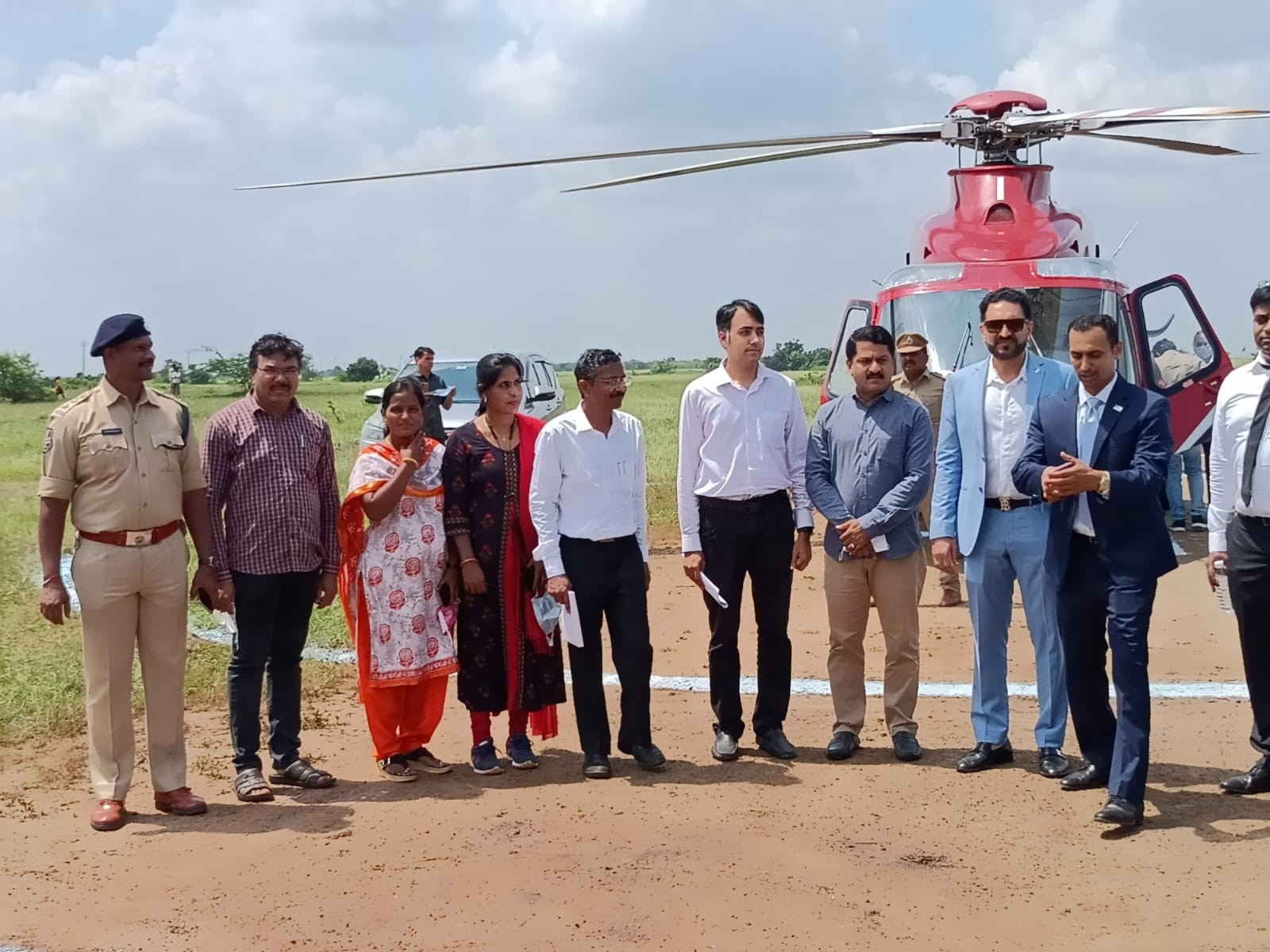Representatives of Triton Industries visit proposed NIMZ in Sangareddy