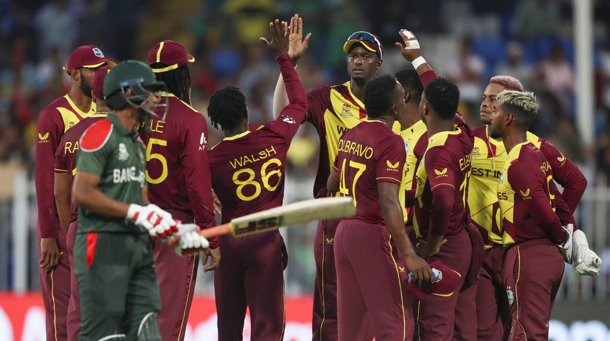 T20 World Cup: West Indies stay alive with thrilling win