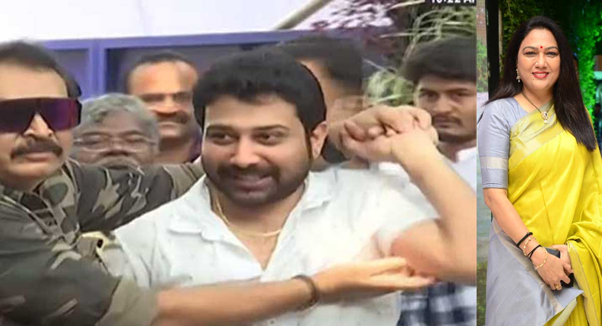 Watch: Hema bites actor Siva Balaji’s arm at MAA polls