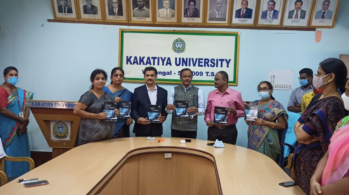 Warangal: Kakatiya University V-C releases ‘English for Careers’ book
