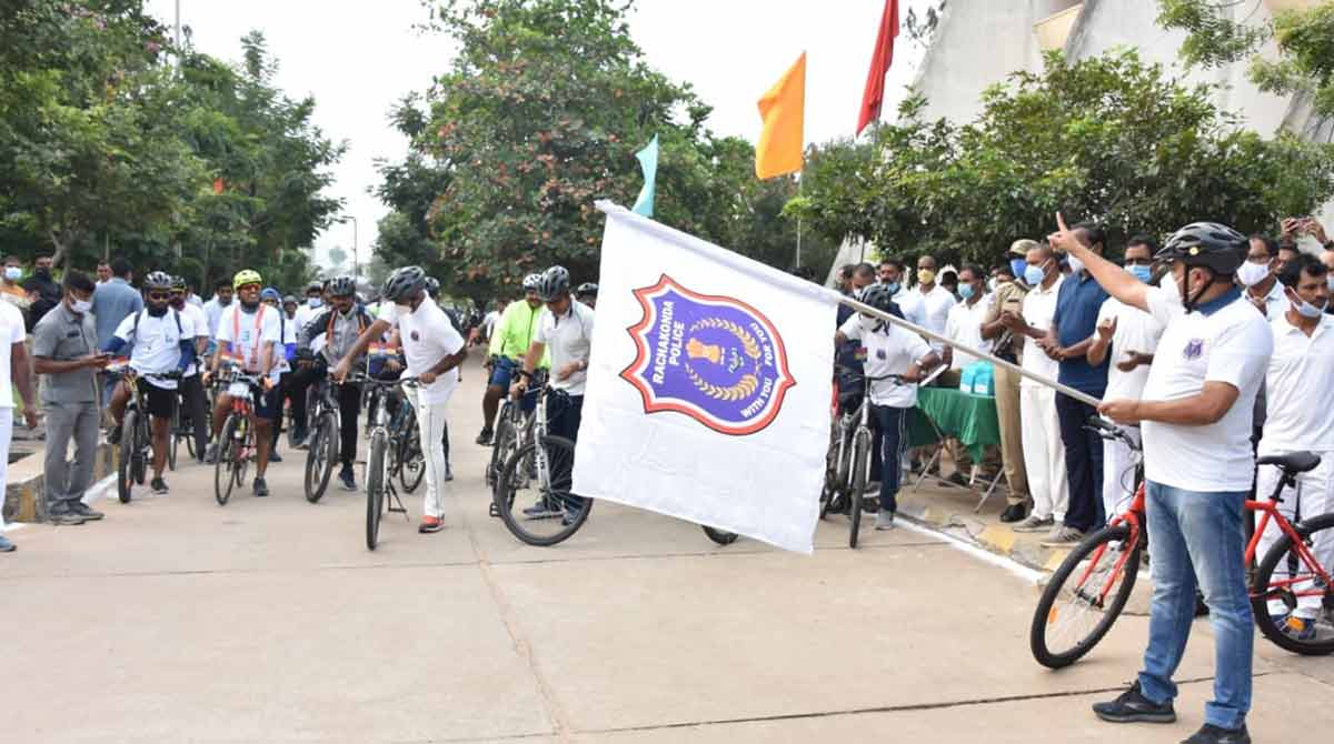 Rachakonda Police organise 100-km cycle rally
