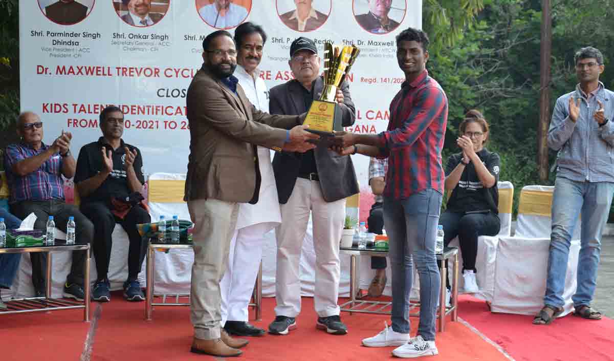 Cyclist Maxwell Trevor turning dreams into reality