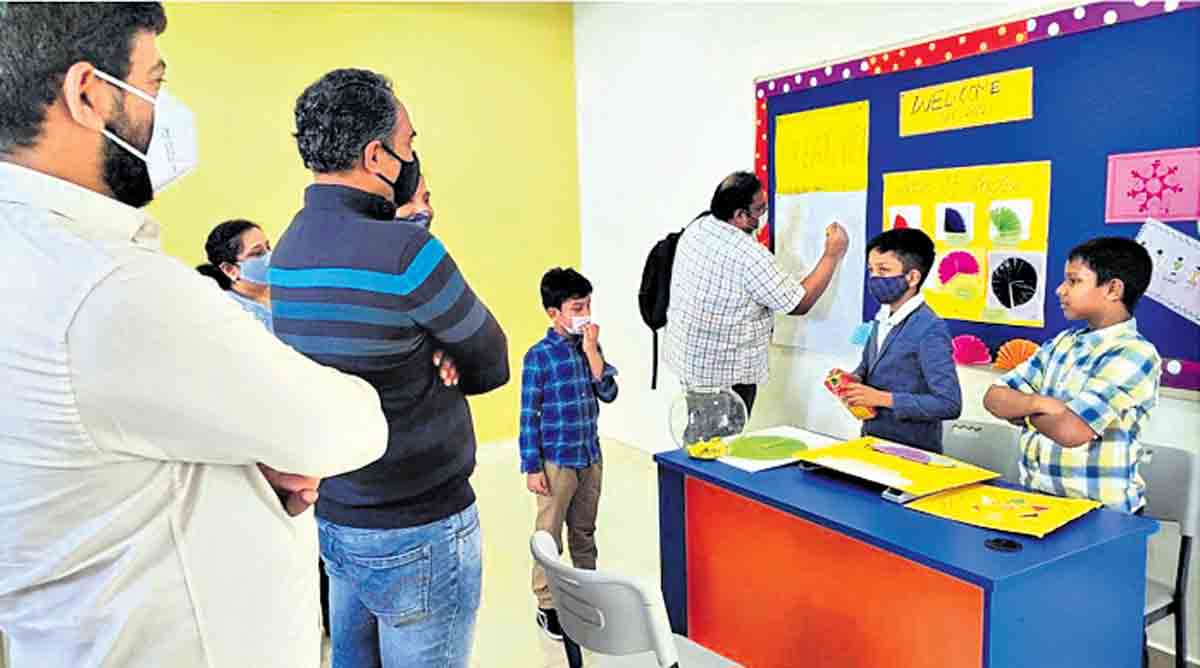 Kairos International School: Proud parents at student-led presentations