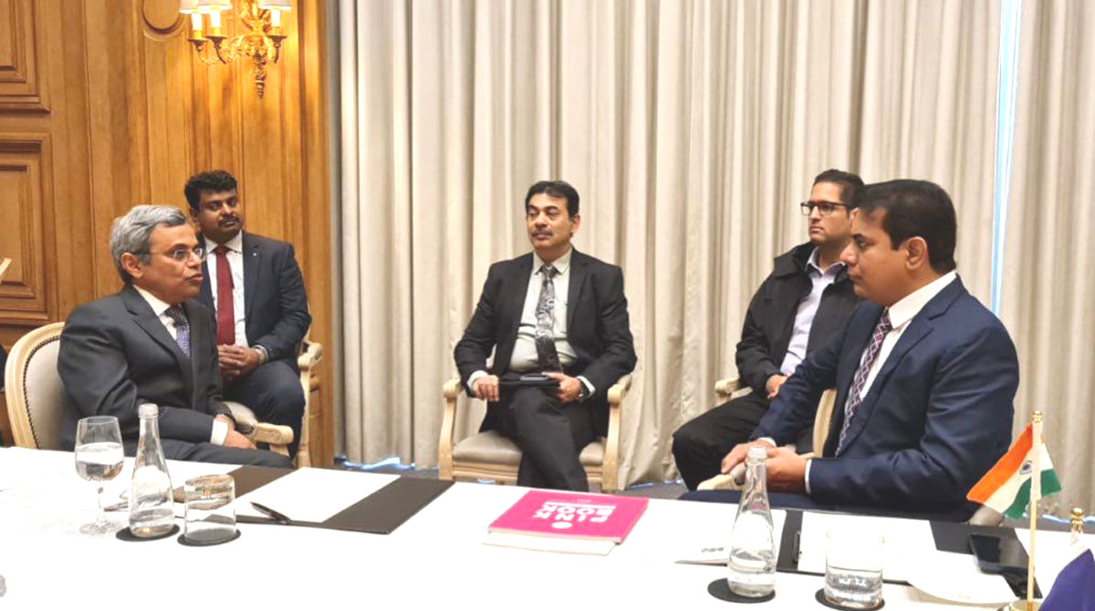 KTR promotes investment opportunities in Telangana to French companies
