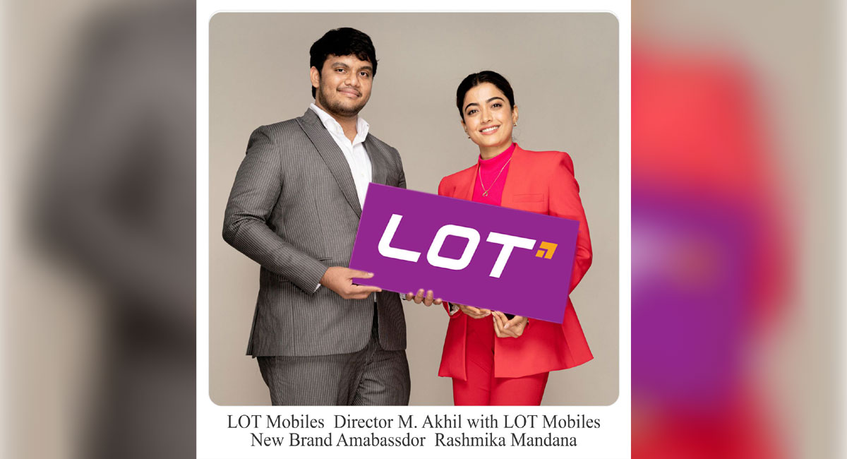 Rashmika is LOT Mobiles new brand ambassador