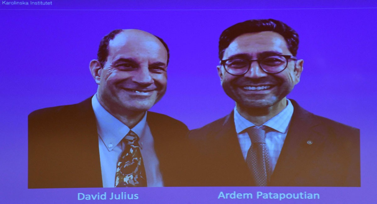 Nobel Prize honours discovery of temperature, touch receptors