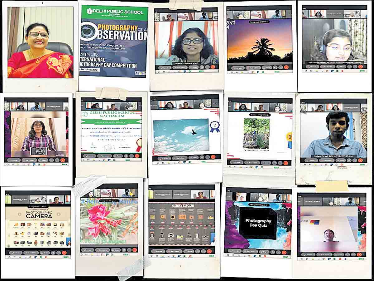 DPS Nacharam celebrates World Photography Day