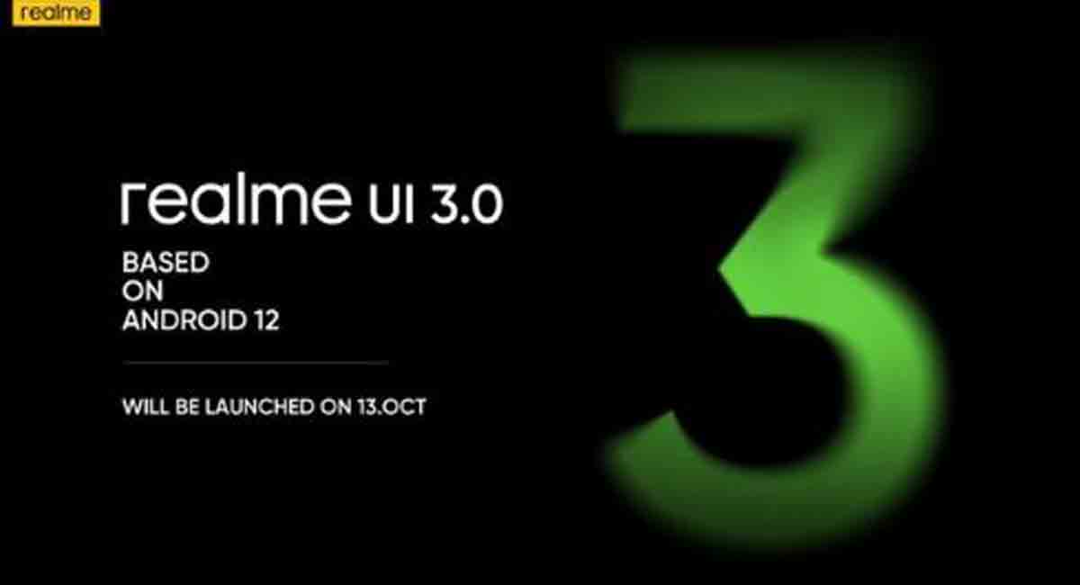 Realme UI 3.0 based on Android 13 out on Oct 13