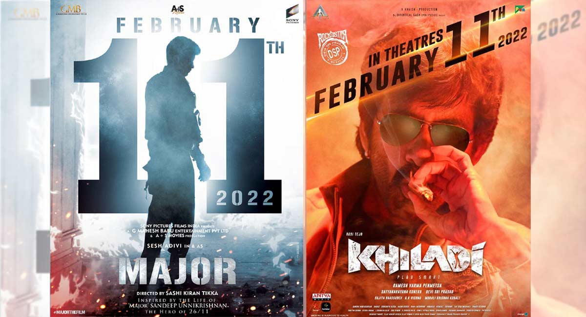 Adivi Sesh’s ‘Major’ to compete with Ravi Teja’s ‘Khiladi’