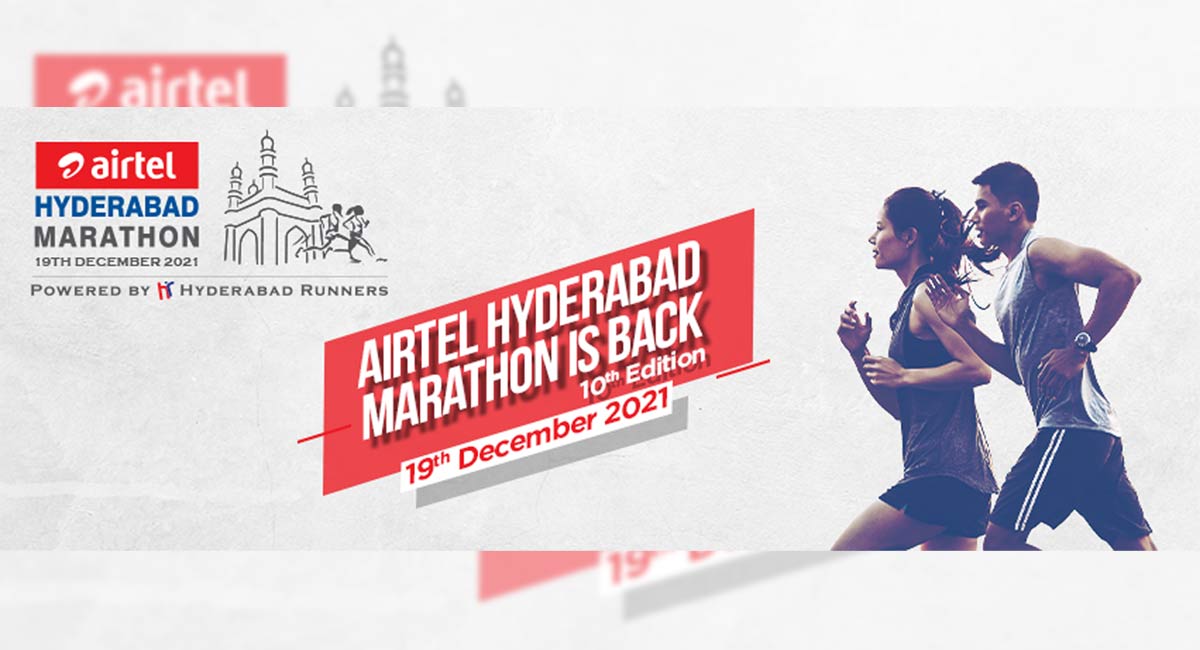 Airtel Hyderabad Marathon on December 19
