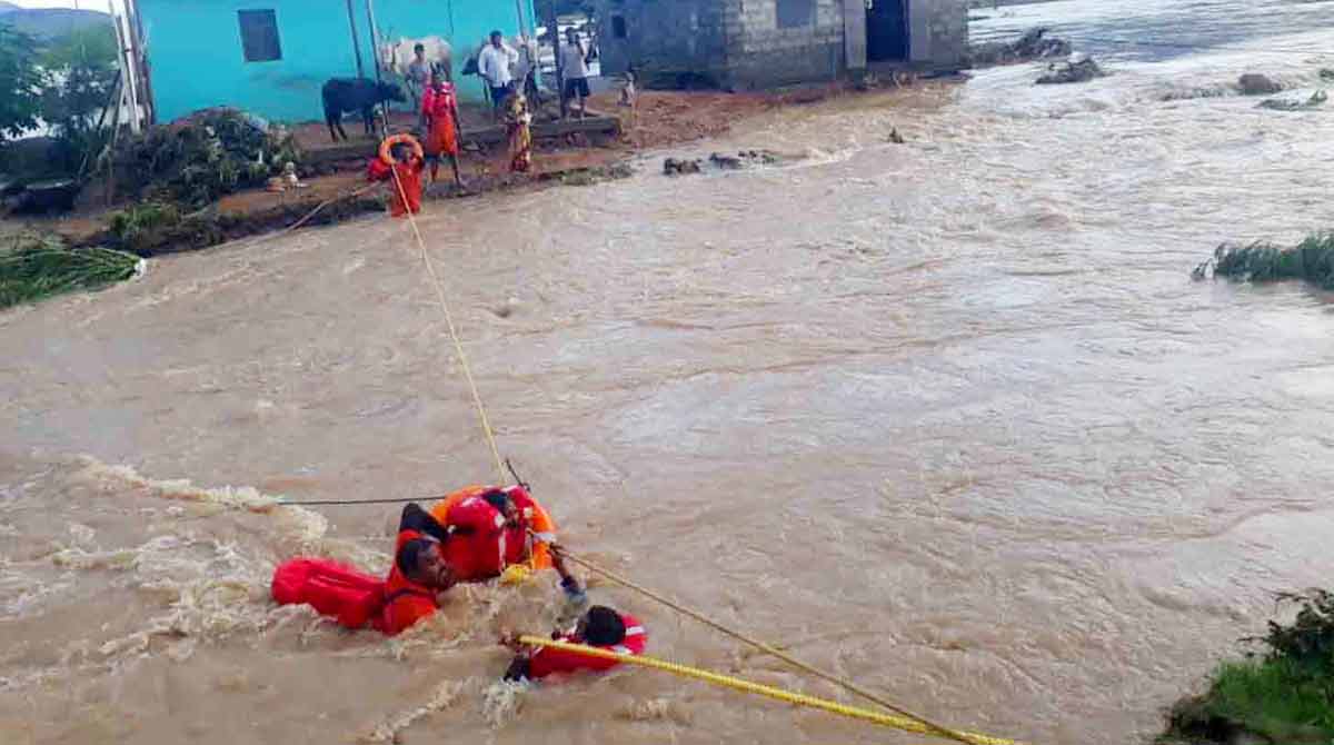 Andhra flood: Death toll mounted to 44, 16 still missing