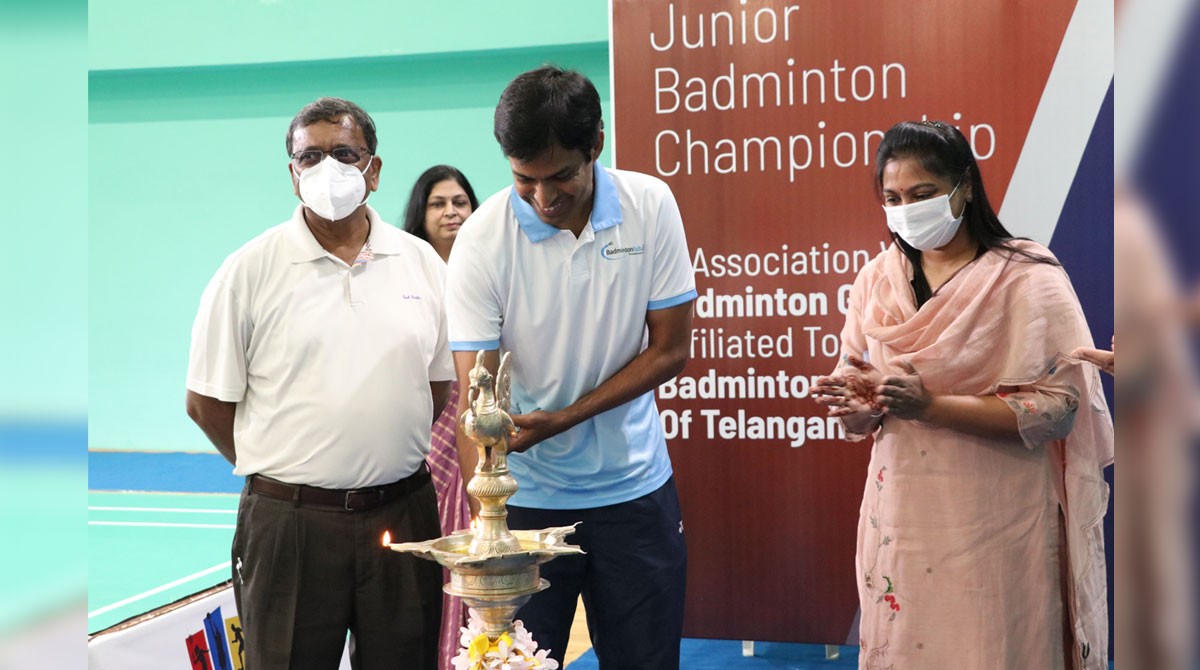 Venkat Jasti, Gopichand inaugurate Gaudium badminton tourney