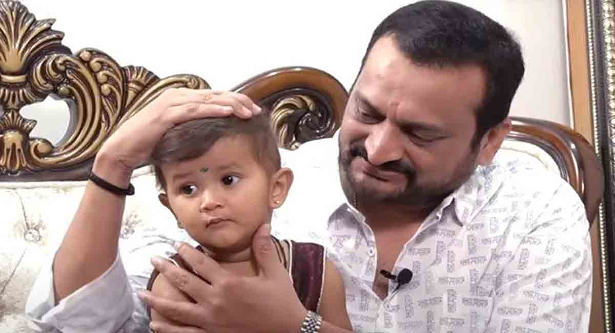 Bandla Ganesh adopts little Nepali girl