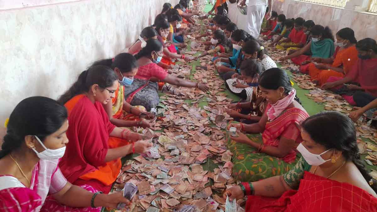Adilabad: Basar temple hundi collects Rs 51.77 lakh in 39 days